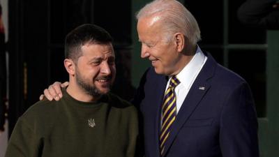 Zelensky and Biden