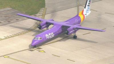 FlyBe at London City Airport