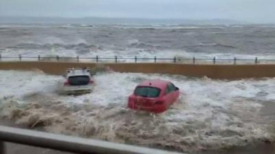 Flooding at West Kirby