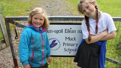 Pupils at the school.