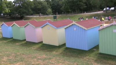 Maldon beach huts