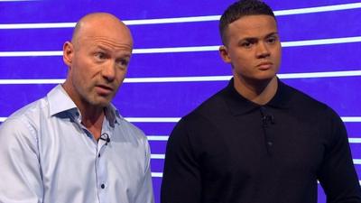 Alan Shearer and Jermaine Jenas