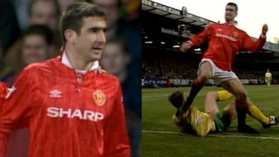 Eric Cantona against Norwich in 1994