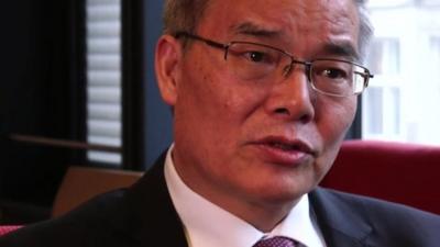 North Korean ambassador to the UK Hyon Hak-Bong