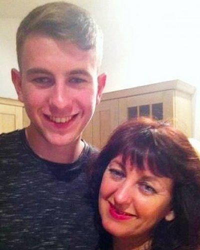 Michael Molloy and mother Frances