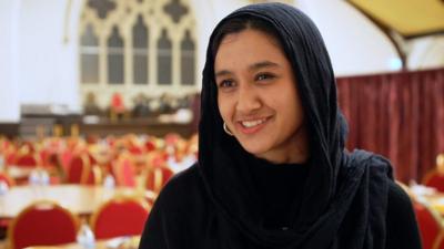 young woman fasting for Ramadan