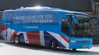 Campaign 'battle bus'