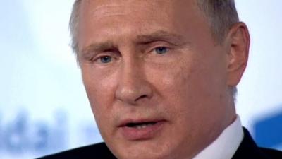 Vladimir Putin speaks about President Trump in Russia