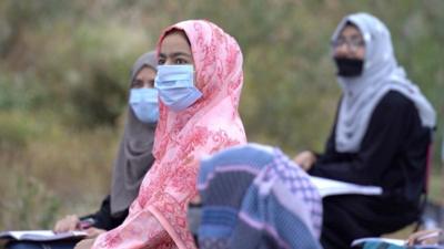 Students in Kashmir