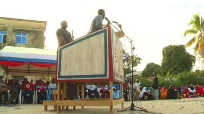 Election rally in Zanzibar