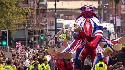 Rio 2016 Team GB Manchester parade