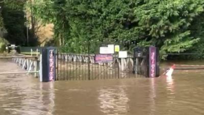 Flooding in Bridgnorth