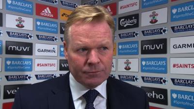 Saints performance 'not good' - Ronald Koeman