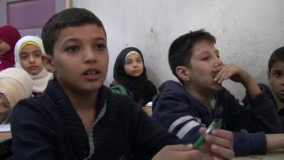 Schoolboy in Aleppo