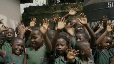 Children from Sierra Leone in West Africa