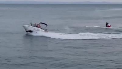 Power boat and water bike