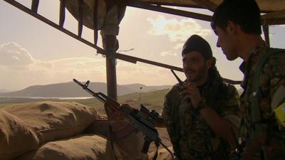 Kurdish soldiers