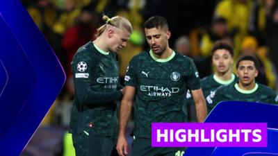 Erling Haaland and Rodri hang their heads in defeat in Man City kit