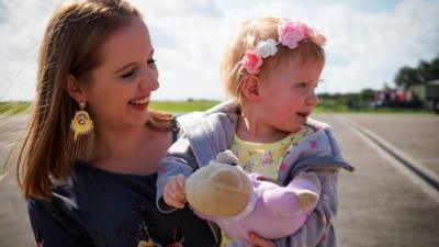 Ellie and her mum