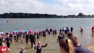 Great East Swim at Alton Water near Ipswich