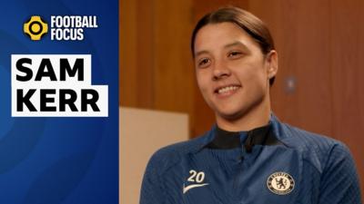 Chelsea's Sam Kerr, smiling