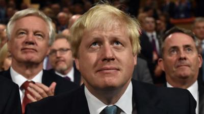 David Davis, Boris Johnson and Liam Fox