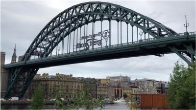 The 93-year-old bridge is a familiar site between Newcastle and Gateshead.