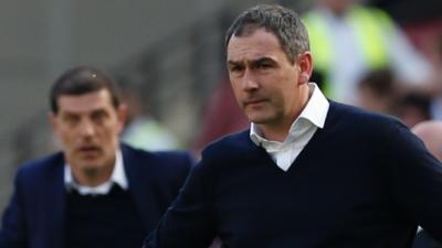 Paul Clement looks dejected