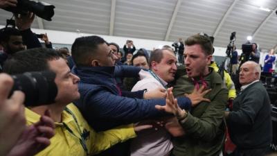 Scuffles at Hayes & Harlington