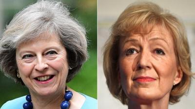 Theresa May and Andrea Leadsom