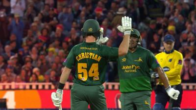 Nottinghamshire's Dan Christian