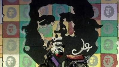 Mural of Che Guevara in Cuba