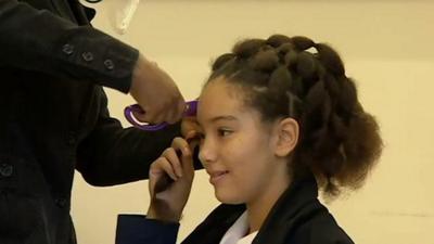 Carly, 10, was told she couldn't donate her hair to The Little Princess Trust because they don't make wigs from afro hair. Now the charity has changed its policy.