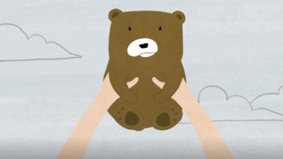Cartoon of a bear