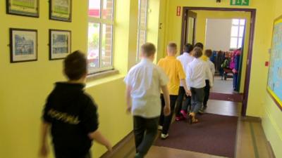 A Lurgan primary school has introduced a 'daily mile' into its school day, getting its pupils to walk or run a mile every day