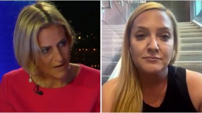 Emily Maitlis on the left and Randi Reed on the right