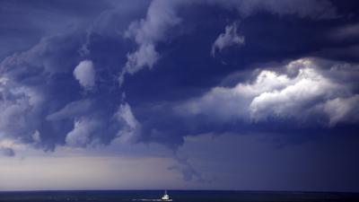 Storm clouds over sydney