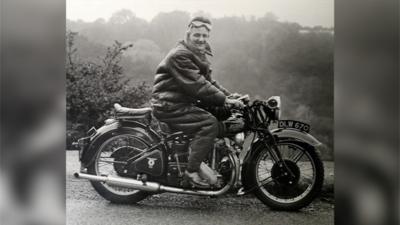 Man on motorbike