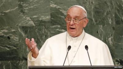 Pope Francis at UN