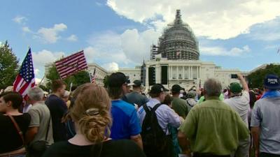 Crowds in Washington