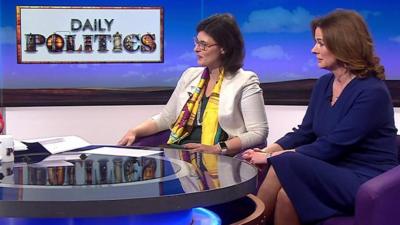 Jo Coburn, Layla Moran and Gillian Keegan