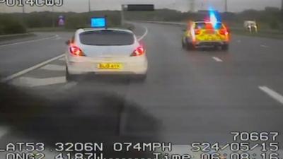 M6 police chase