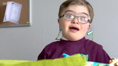 Boy with Down's Syndrome