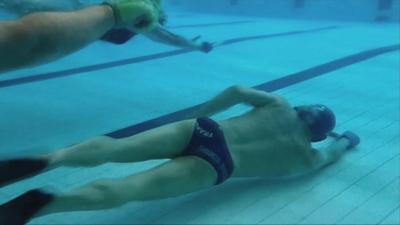 Swimmers underwater