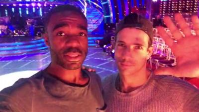 Ore Oduba and Danny Mac