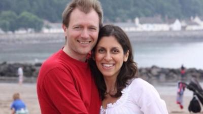 Richard Ratcliffe with Nazanin Zaghari-Ratcliffe