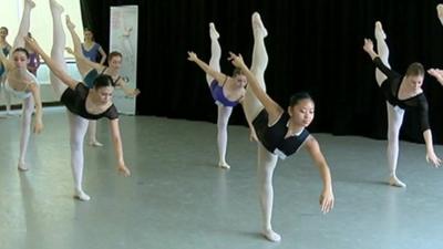 Ballet students