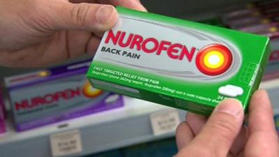 A packet of Nurofen