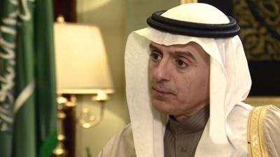 Saudi Arabia's Foreign Minister Adel al-Jubeir.