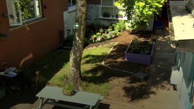 One woman who escaped an abusive relationship a year and a half ago said the garden means a lot to her